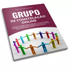 Imagem de capa para o Ebook Grupo Premium de Constelação Online com Célia Cremasco