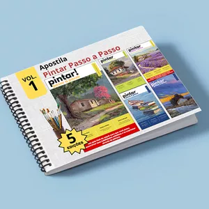 Imagem de capa para o Curso online Apostila Impressa Pintar Passo a Passo - volume 1