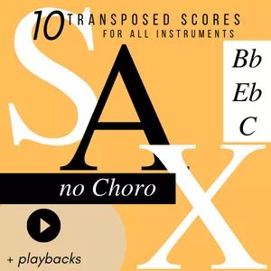 Imagem de Playbacks de Choro + Partituras (Bb, Eb e C) criado por Vito Lorenzoni na hotmart
