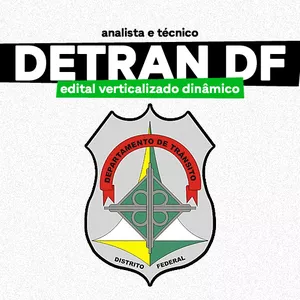 Imagem de capa para o Ebook Edital Verticalizado Dinâmico DETRAN DF 2022 TÉCNICO