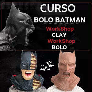 Imagem de capa para o Curso online Batman do Clay ao bolo.