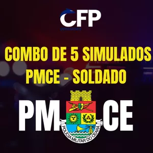 Imagem de capa para o Ebook COMBO DE SIMULADOS PMCE - SOLDADO 