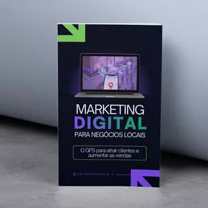 Imagem de capa para o Ebook Marketing Digital Para Negócios Locais: O GPS para atrair clientes e aumentas as vendas