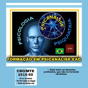 Imagem do curso Formação em Psicanálise Online / Em Tempo Real