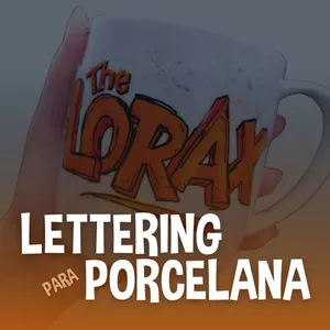 Imagem de capa para o Curso online Curso - Lettering para Porcelana