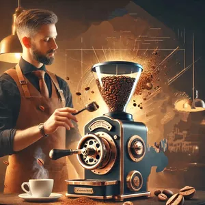 Imagem de capa para o Curso online Introdução a calibragem de moagem de café em moinhos de cafeteria