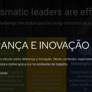 Imagem de capa para o Ebook Ebook Liderança e Inovação 