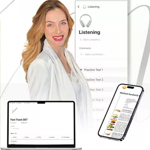 Cover image for Online course Fast Track OET: Materials