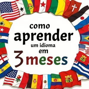 Imagem de capa para o Ebook Como aprender um idioma em 3 mes