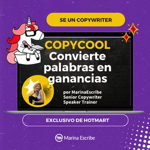 Imagen de portada para Curso online CopyCool - Sé un copywriter y convierte palabras en ganancias