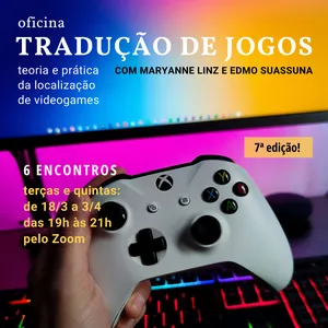 Imagem de capa para o Curso online Oficina de Tradução de Jogos