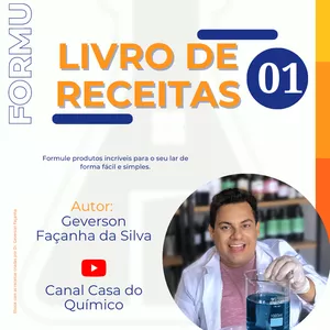 Imagem de capa para o Ebook e-book Livro de Receitas 1 Casa do Químico + Brinde Surpresa