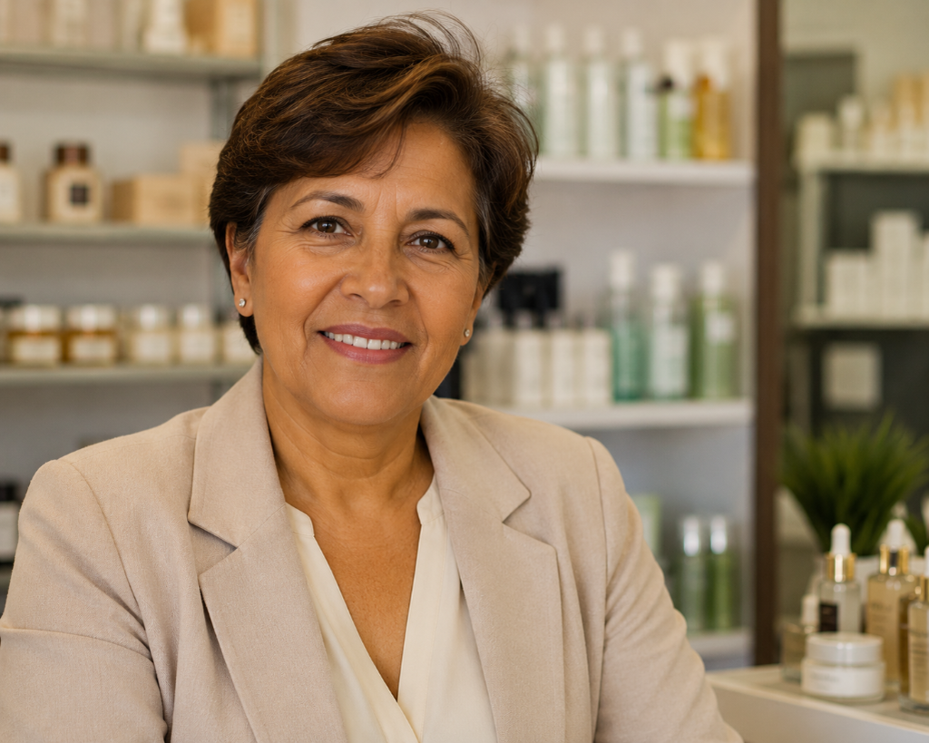 MARTA G. emprendedora de cosmética.