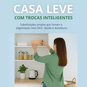 Imagem de capa para o Ebook Casa Leve com Trocas Inteligentes - PORTUGAL