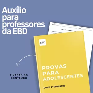Imagem de capa para o Ebook Elevando o Ensino EBD - Classe Adolescentes