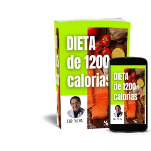 Imagem de capa para o Ebook DIETA 1200 CALORIAS DR NOW