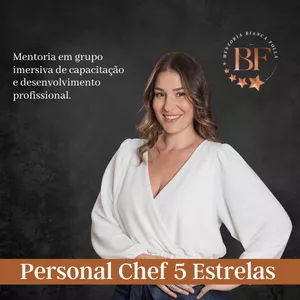 Imagem de capa para o Curso online Mentoria Bianca Folla - Personal Chef 5 Estrelas