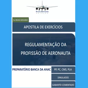 Imagem de capa para o Ebook Simulados ANAC nova Lei do Aeronauta