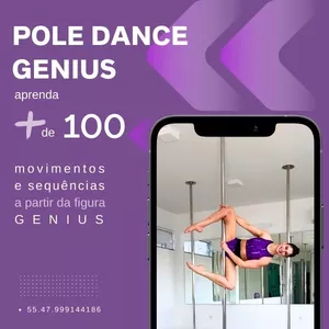 Imagem de capa para o Curso online Curso Pole Dance Genius