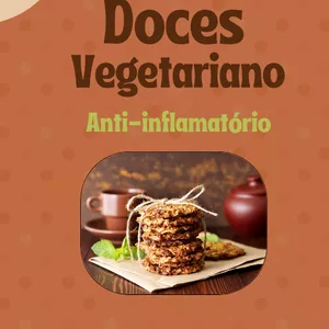 Imagem de capa para o Ebook Doces Anti-inflamatório vegetariano 
