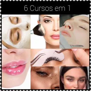 Imagem do curso Combo Facial ( Argiloterapia, Auto Make, Alongamento de Cílios, Brown Lamination, Lash Lifting, Dermaplaning, Hydra Lips , Glossy Lips ) 