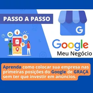 Imagem de capa para o Ebook PASSO A PASSO DO GOOGLE MEU NEGÓCIO