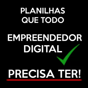 Planilha Planilhas para Empreendedores Digitais