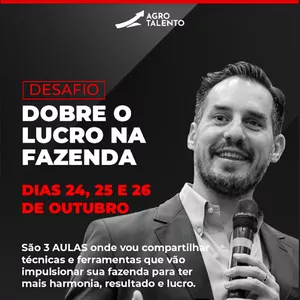 Imagem de capa para o Curso online Desafio Dobre o Lucro da Fazenda - VIP (Outubro 2022)