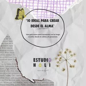 Imagen de portada para Ebook ✨ 10 Ideas para Crear desde el Alma: Guía Creativa y Espiritual para Reconectar Contigo