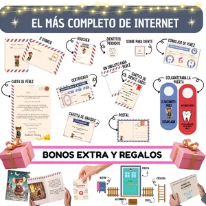 Imagen de portada para Ebook Kit Imprimible Ratón Pérez. Certificado/cartas/sobres/puerta