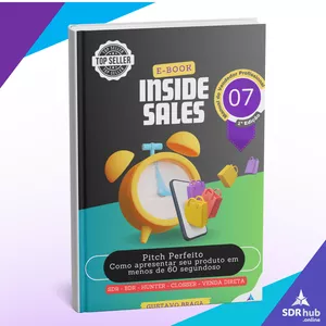 Imagem de capa para o Ebook 📘 E-book 07 –  Pitch Perfeito – Como apresentar seu produto em menos de 60 segundos