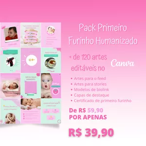 Imagem de PACK PRIMEIRO FURINHO HUMANIZADO criado por Mariana Oliveira Alves na hotmart