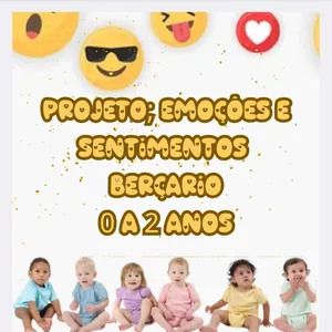 Imagem de capa para o Ebook  EMOÇÕES E SENTIMENTOS BERÇÁRIO. 🥹😂😔😫😤😡😳
