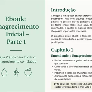 Imagem de capa para o Ebook Transformação Saudável: Emagrecimento com Equilíbrio