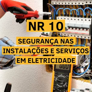 Imagem do curso NR 10 - SEGURANÇA NAS INSTALAÇÕES E SERVIÇOS EM ELETRICIDADE