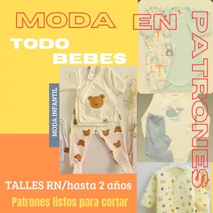 Imagen de portada para Curso online PATRONES DE COSTURA - TODO BEBES