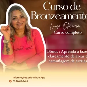 Imagem de capa para o Curso online Empreenda com Bronzeamento - Luisa Bronze