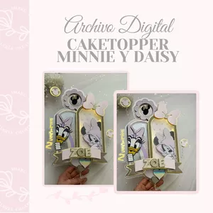 Imagen de portada para Curso online ARCHIVO DIGITAL - CAKETOPPER MINNIE Y DAISY