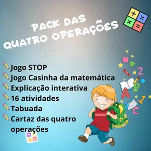 Imagem de capa para o Ebook Pack das quatro operações 