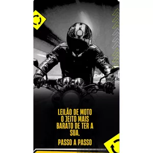 Imagem de capa para o Ebook 🏍️ Leilão de Moto: O Jeito Mais Barato de Ter a Sua