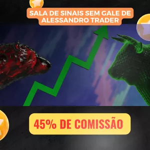 Imagem de capa para o Curso online SALA DE SINAIS SEM GALE ALESSANDRO TRADER