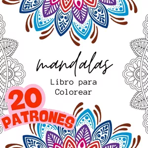 Imagen de portada para Ebook "Arte y Serenidad: Mandalas para Colorear y Desestresarte"