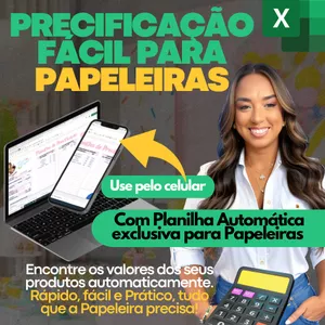 Imagem de capa para o Curso online PRECIFICA - Precificação Fácil para Papeleiras