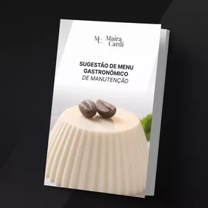 Imagem de capa para o Ebook Sugestão de Menu Gastrônomico de Manutenção - Tradicional 
