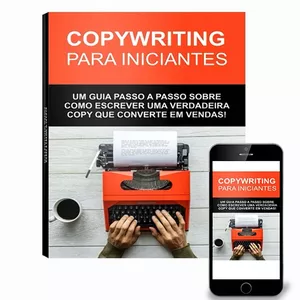 Imagem de capa para o Ebook  Copywriting para iniciantes ( COMBO 10 E-books)