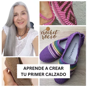Imagen de portada para Curso online Calzado Tejido a Crochet para principiantes y avanzados