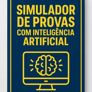 Imagem de capa para o Ebook Simulador de Provas com Inteligência Artificial