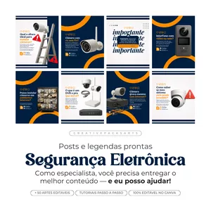 Imagem de capa para o Curso online PACK PARA SEGURANÇA ELETRONICA