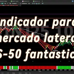 Imagem de capa para o Curso online Indicador S-50 para mini índice, dólar e Bit (mercado lateral)