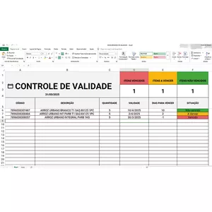 Imagem de capa para o Curso online Planilha de Controle de Validade – Evite perdas e maximize seus lucros!